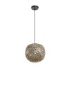 MDC Lampa wisząca KENIA bambus+czarny ø28cm 1xE27 579365401
