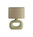 MDC Lampa stołowa PUBOL zielony E27 abażur zielony, ceramiczna podstawa 588891904