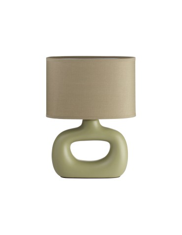 MDC Lampa stołowa PUBOL zielony E27 abażur zielony, ceramiczna podstawa 588891904