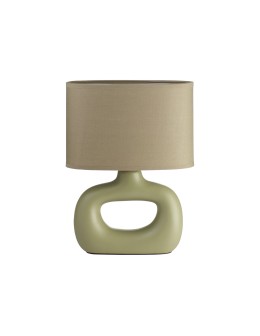 MDC Lampa stołowa PUBOL zielony E27 abażur zielony, ceramiczna podstawa 588891904