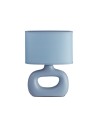 View MDC Lampa stołowa PUBOL niebieski E27 abażur niebieski, ceramiczna podstawa 588890104