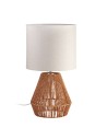 MDC Lampa stołowa CORDA naturalny E27 abażur kremowy, sznur naturalny 588985504