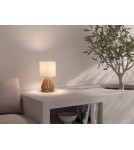 MDC Lampa stołowa CORDA naturalny E27 abażur kremowy, sznur naturalny 588985504