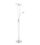 MDC Lampa podłogowa ANELLO chrom matowy LED 30W+5W 3000K ściemniacz 576083502