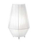 MDC Lampa stołowa SILK szary, chrom 1xE27 567063060