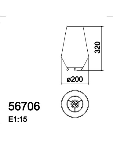 MDC Lampa stołowa SILK szary, chrom 1xE27 567063060 - product 2