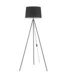MDC Lampa podłogowa TRIPODE czarny mat 1xE27 abażur czarny 578679104