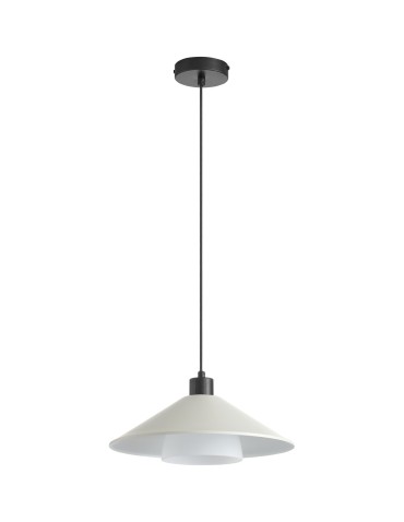 MDC Lampa wisząca MONTANA kremowy Ø34 1xE27 klosz szklany 578148201