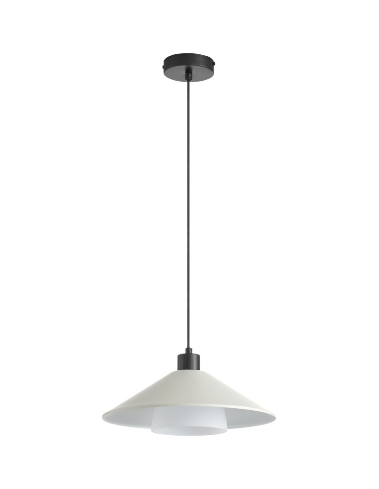 MDC Lampa wisząca MONTANA kremowy Ø34 1xE27 klosz szklany 578148201
