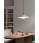 MDC Lampa wisząca MONTANA efekt drewna orzech Ø34 1xE27 klosz szklany 578145601