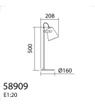 MDC Lampa stołowa KAI biały E27 589098101