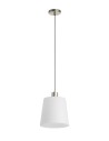 View MDC Lampa wisząca DEKO chrom matowy E27 szklany klosz 589933501