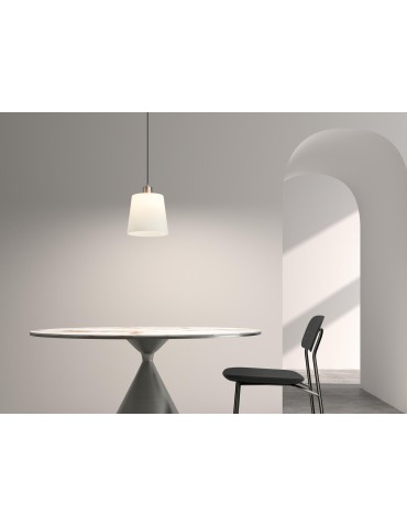 MDC Lampa wisząca DEKO mosiądz mat E27 szklany klosz 589936101 - product 2