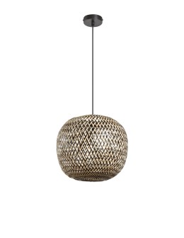 MDC Lampa wisząca KENIA L bambus+czarny ø38cm 1xE27 579375401