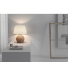 MDC Lampa stołowa NAIROBI bambus naturalny E27 abażur biały 589275504