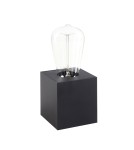 MDC Lampa stołowa  CUBIK czarny E27 575349016