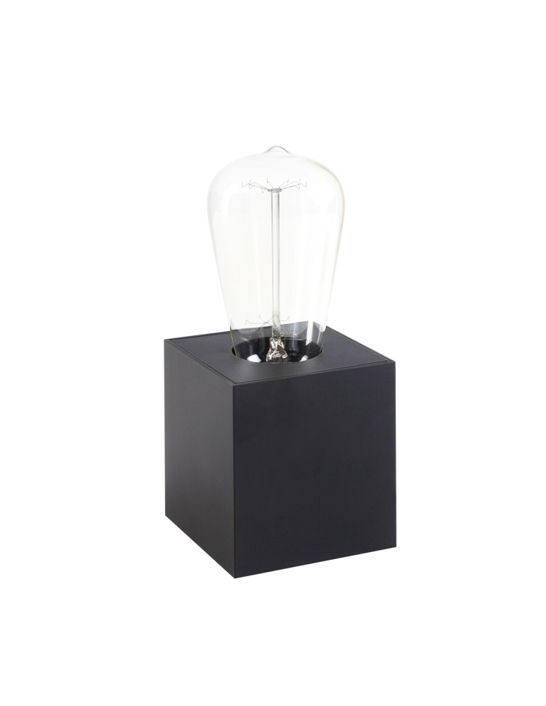 MDC Lampa stołowa  CUBIK czarny E27 575349016
