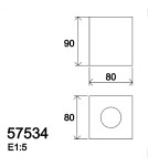 MDC Lampa stołowa  CUBIK czarny E27 575349016