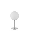 View MDC Lampa stołowa RONDA chrom matowy 1xE27 śr. klosza 15cm 577713501
