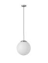 View MDC Lampa wisząca RONDA chrom matowy 1xE27 śr. klosza 30cm 577763501