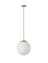 View MDC Lampa wisząca RONDA mosiądz mat 1xE27 śr. klosza 30cm 577766101