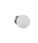 MDC Lampa ścienna RONDA chrom matowy 1xE27 śr. klosza 15cm 577733501