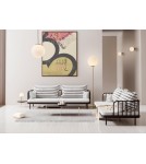 MDC Lampa ścienna RONDA chrom matowy 1xE27 śr. klosza 15cm 577733501