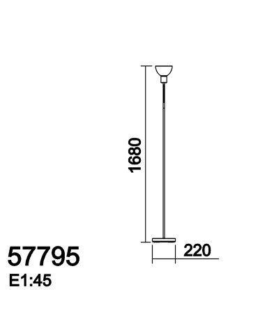 MDC Lampa podłogowa CIGNO biały mat 1xE27 ruchoma 577958101 - product 2