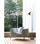 MDC Lampa podłogowa CIGNO czarny mat 1xE27 ruchoma 577959101