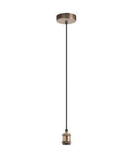 MDC Lampa wisząca SOLO mosiądz antyczny 1xE27 1,20m kabel tekstylny 579874301