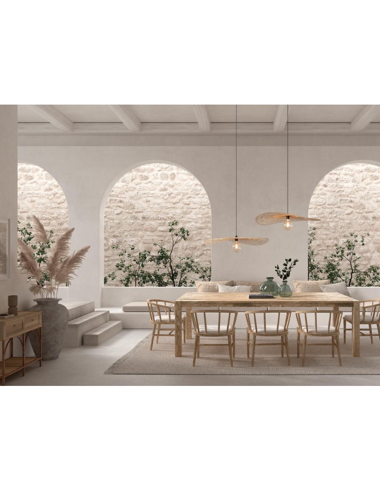 MDC Lampa wisząca PAMELA bambus naturalny ø75cm 1xE27 578265501