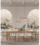 MDC Lampa wisząca PAMELA bambus naturalny ø75cm 1xE27 578265501