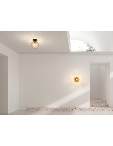 MDC Lampa sufitowa CANICA czarny, szkło bursztynowe Ø20 E27 589869106 - product 2