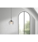MDC Lampa wisząca CANICA czarny, szkło transparentne Ø20 E27 589879105