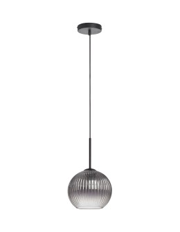 MDC Lampa wisząca CANICA czarny, szkło dymione Ø20 E27 589879107
