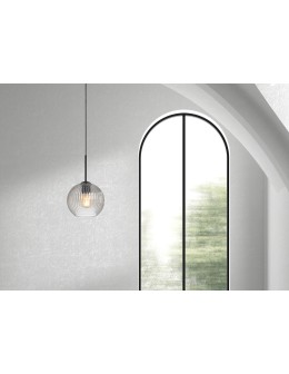 MDC Lampa wisząca CANICA czarny, szkło dymione Ø20 E27 589879107 - product 2