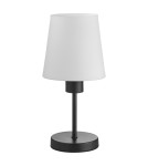 MDC Lampa stołowa DEKO czarny E27 szklany klosz 589909101