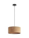 View MDC Lampa wisząca RAIL czarny 1xE27 abażur z naturalnego bambusu 589125504