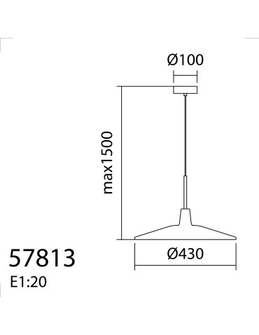 MDC Lampa wisząca DENVER zielony Ø43 E27 578131901 - product 2