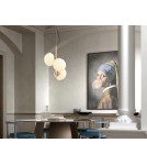 MDC Lampa wisząca CIAO mosiądz mat 3xE27 Ø18 588966101