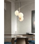 MDC Lampa wisząca CIAO mosiądz mat 3xE27 Ø18 588966101