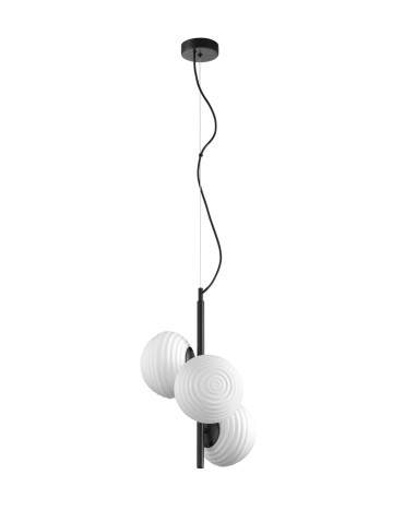 MDC Lampa wisząca CIAO czarny 3xE27 Ø18 588969101