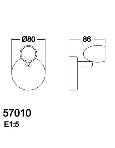 MDC Lampa ścienna/sufitowa OUVI 1xGU10 mosiądz antyczny 570104401 - product 2