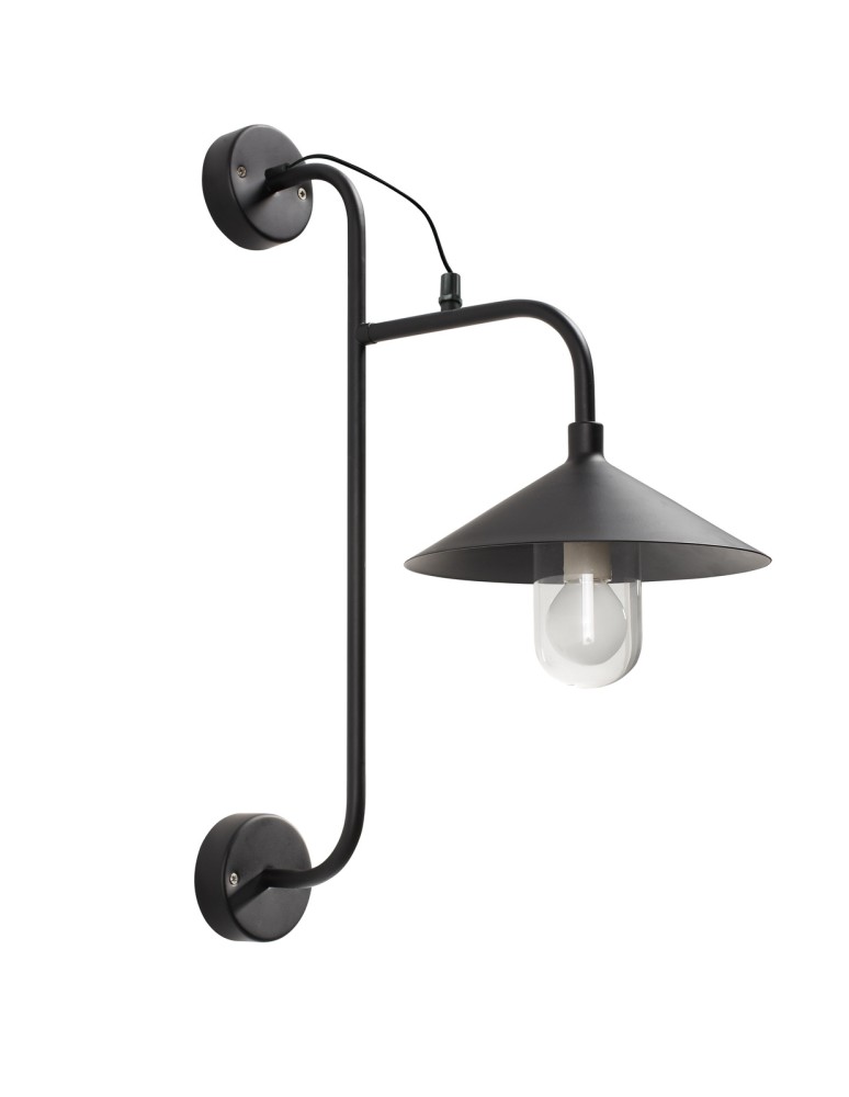MDC Lampa ścienna GRIFE 1xE14 czarny 522559017