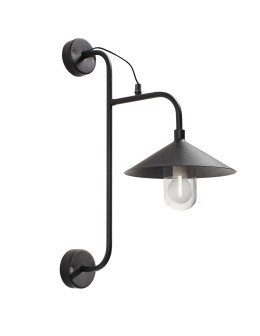 MDC Lampa ścienna GRIFE 1xE14 czarny 522559017