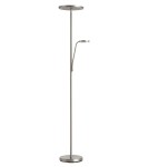 MDC Lampa podłogowa ARO chrom matowy LED 40W+7W CCT 2700K-3500K-4000K, ściemnianie 589773502