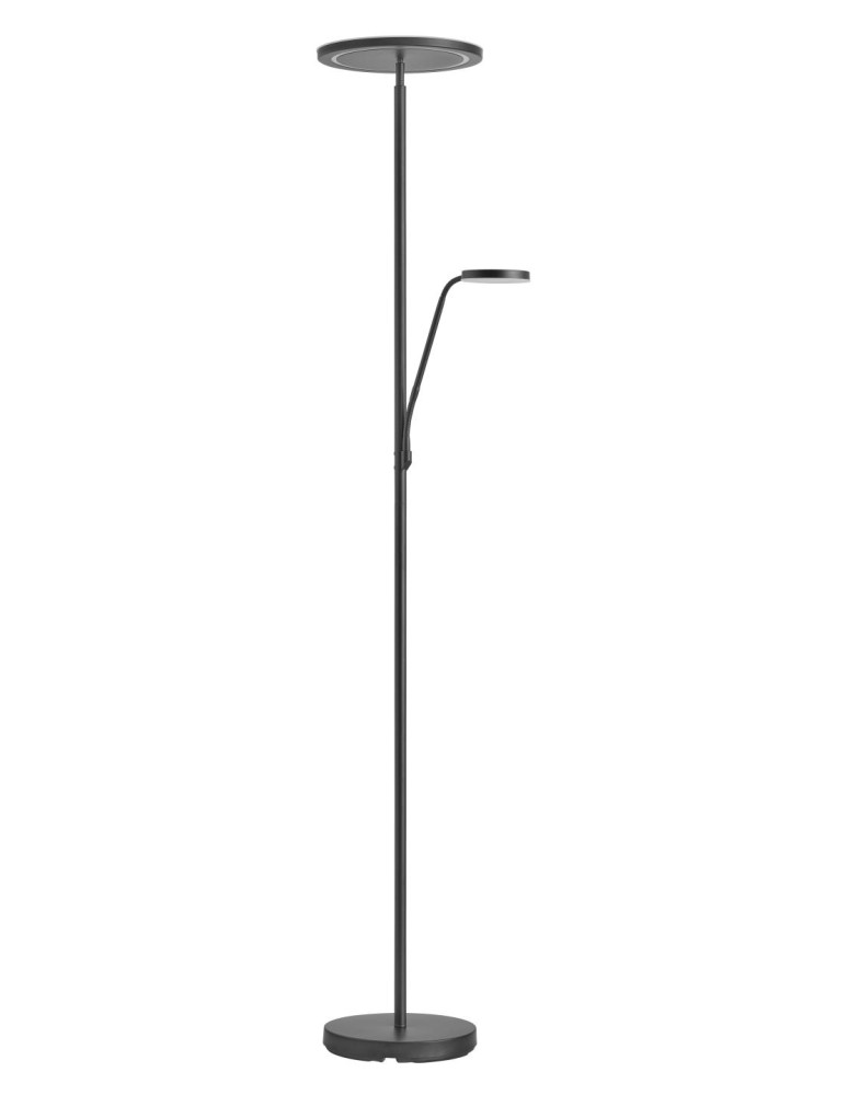 MDC Lampa podłogowa ARO czarny LED 40W+7W CCT 2700K-3500K-4000K, ściemnianie 589779102