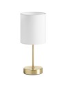 Zobacz MDC Lampa stołowa SET XS mosiądz mat 1xE14 abażur biały 589226104
