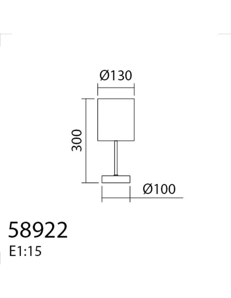 MDC Lampa stołowa SET XS mosiądz mat 1xE14 abażur biały 589226104