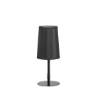 MDC Lampa stołowa GRAU czarny 1xE14 abażur czarny, elastyczna 577849104
